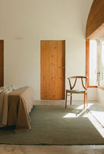 LORENA CANALS - Tapis Tissé À La Main Kaki 170 X 240 Cm