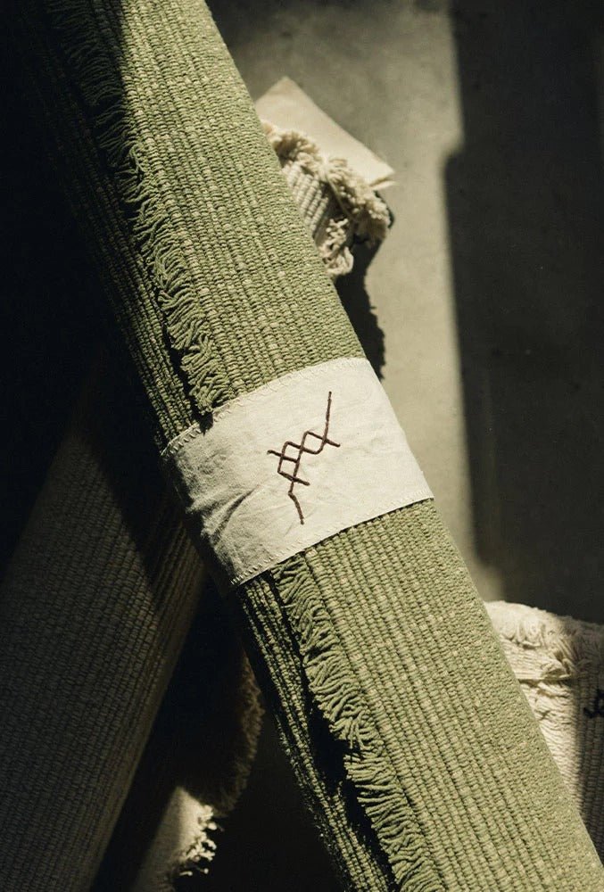 LORENA CANALS - Tapis Tissé À La Main Kaki 200 X 300 Cm