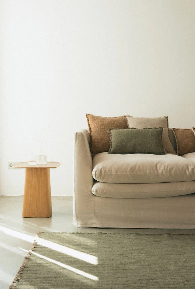 LORENA CANALS - Tapis Tissé À La Main Kaki 200 X 300 Cm