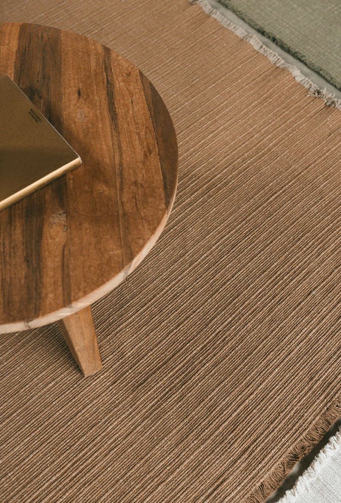 LORENA CANALS - Tapis Tissé À La Main Ocre 200 X 300 Cm