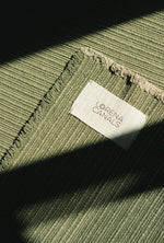 LORENA CANALS - Tapis Tissé Main Kaki 140 X 200 Cm