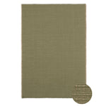 LORENA CANALS - Tapis Tissé Main Kaki 140 X 200 Cm