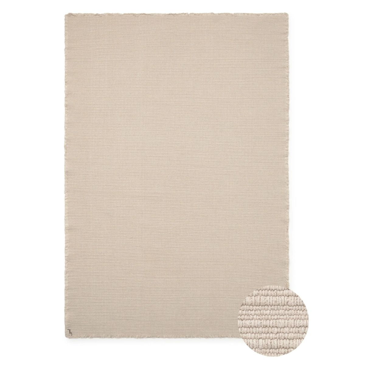 LORENA CANALS - Tapis Tissé Main Naturel 170 X 240 Cm