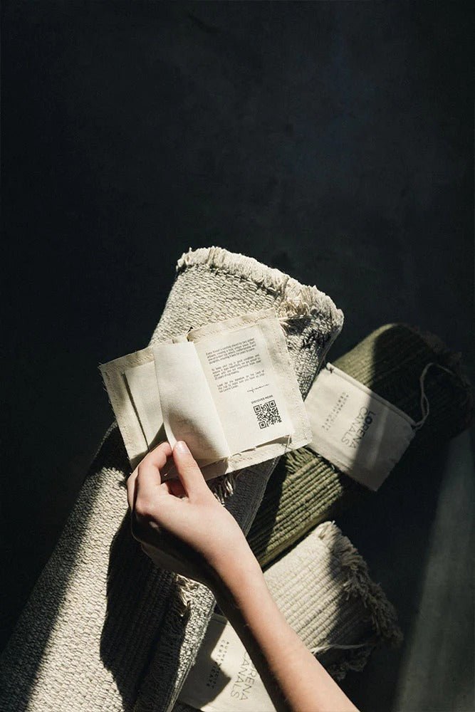 LORENA CANALS - Tapis Tissé Main Naturel 170 X 240 Cm