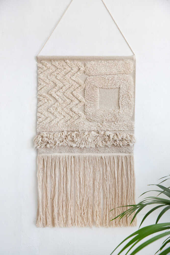 LORENA CANALS - Tapisserie Murale Earth Natural 50 x 85 cm