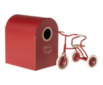 MAILEG - Abri À Tricycle Pour Souris Maileg - Rouge