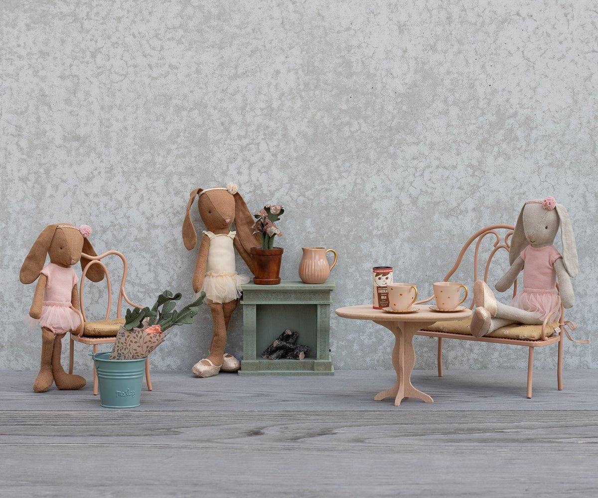 MAILEG - Banc Vintage Mini, Poudre