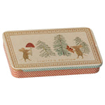 MAILEG-Boîte En Métal Coulissante, Souris De Noël