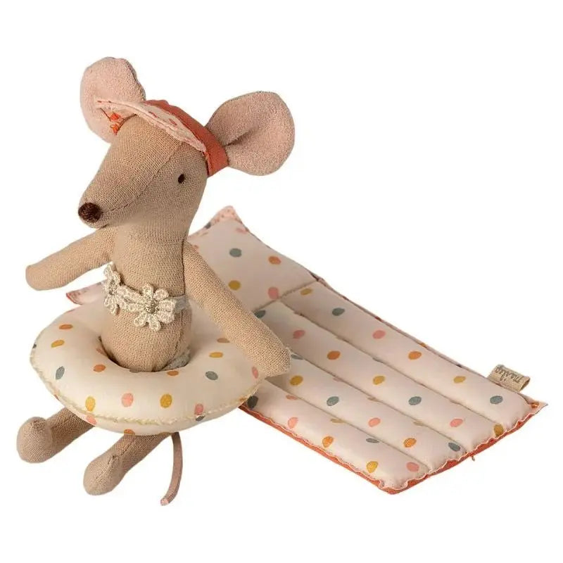 MAILEG - Bouée, Petite Souris - Pois Multicolores