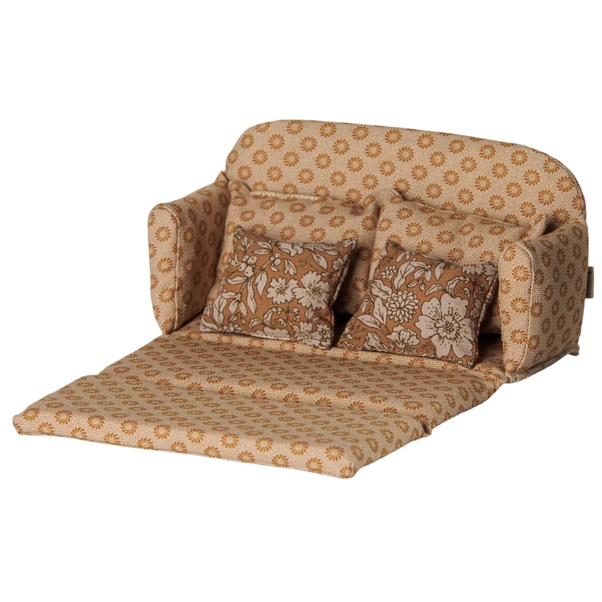 MAILEG-Canapé-Lit, Pour Souris Maileg, Large - Ocre