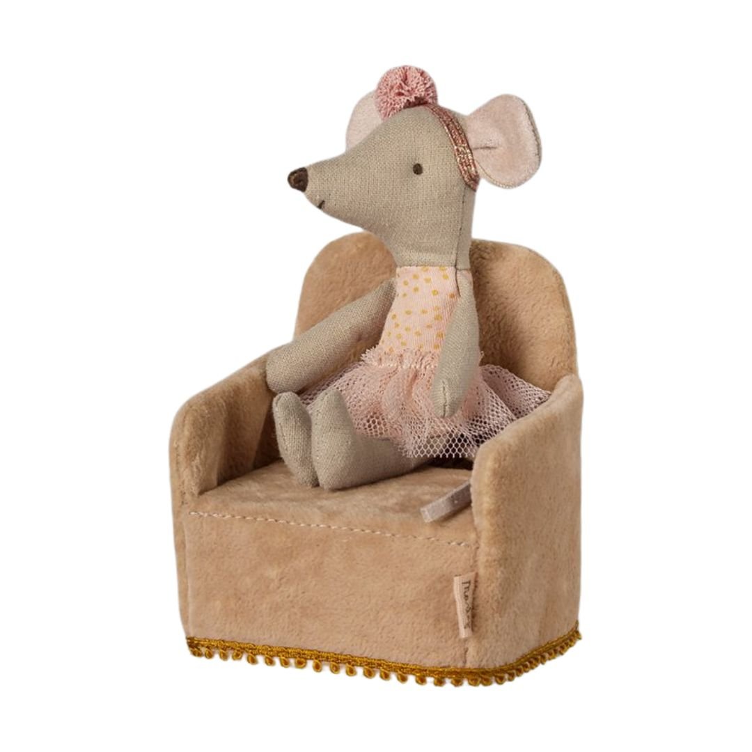 MAILEG - Chaise Pliante Souris Poudre