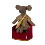 MAILEG - Chaise Pliante Souris Rouge