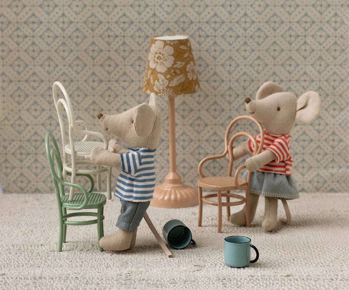 MAILEG - Chaise Vintage Pour Souris Maileg - Rose Foncé