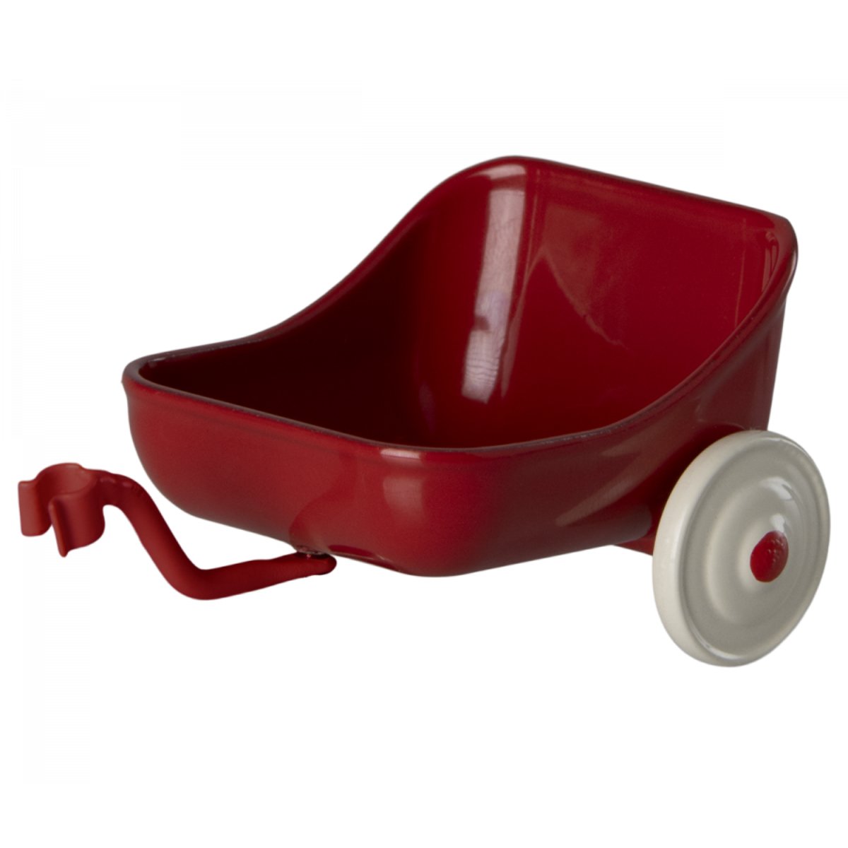 MAILEG-Chariot Tricycle, Souris - Rouge-Les Petits