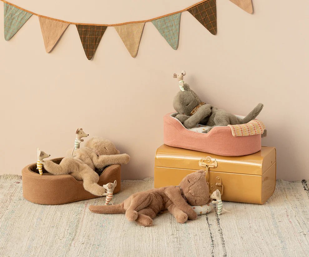 MAILEG - Chaton Maileg, Peluche - Gris "earth Grey"