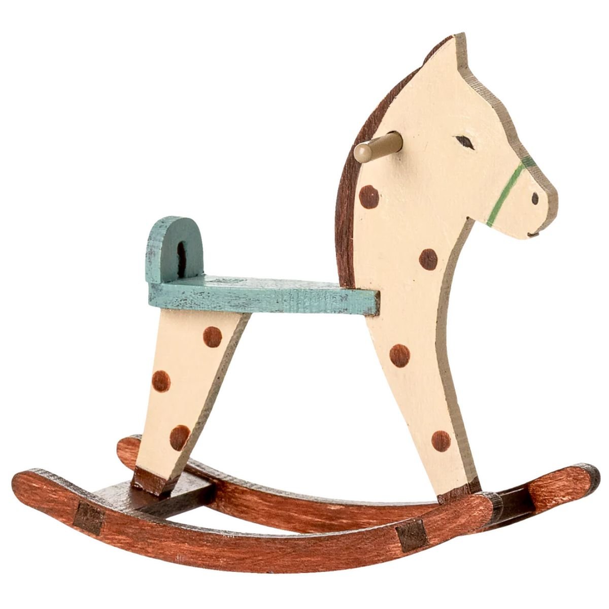 MAILEG - Cheval À Bascule, A Pois Pour Souris Maileg