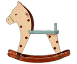 MAILEG - Cheval À Bascule, A Pois Pour Souris Maileg