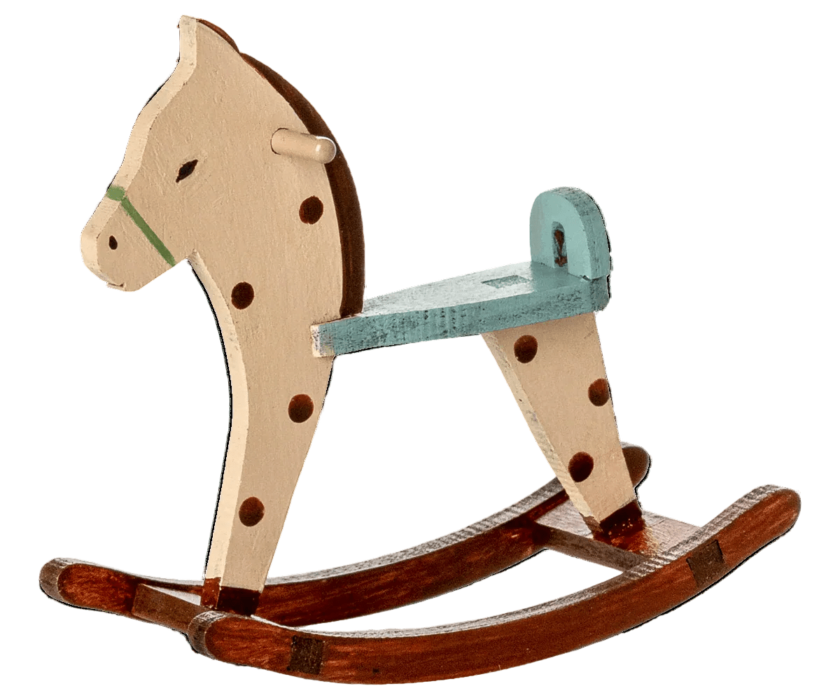 MAILEG - Cheval À Bascule, A Pois Pour Souris Maileg