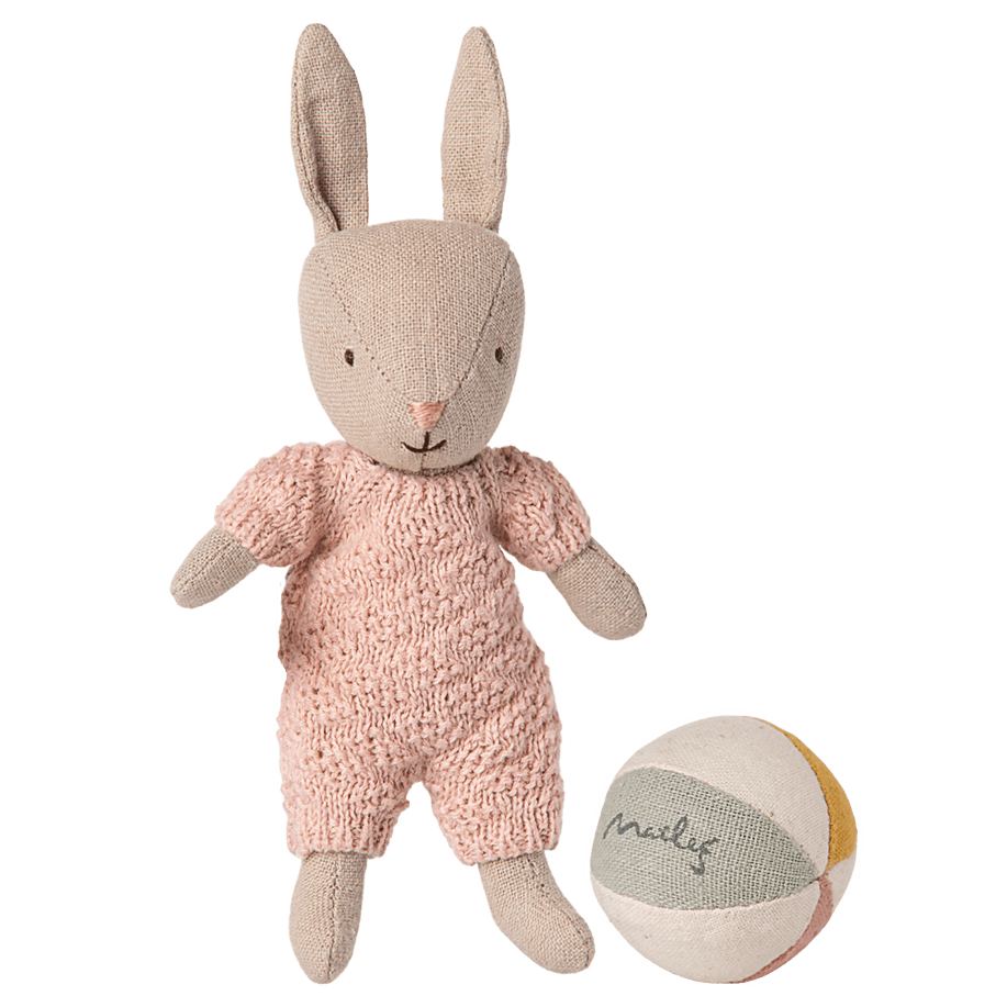 MAILEG - Coffret Lapin, Micro - Sable - Rose