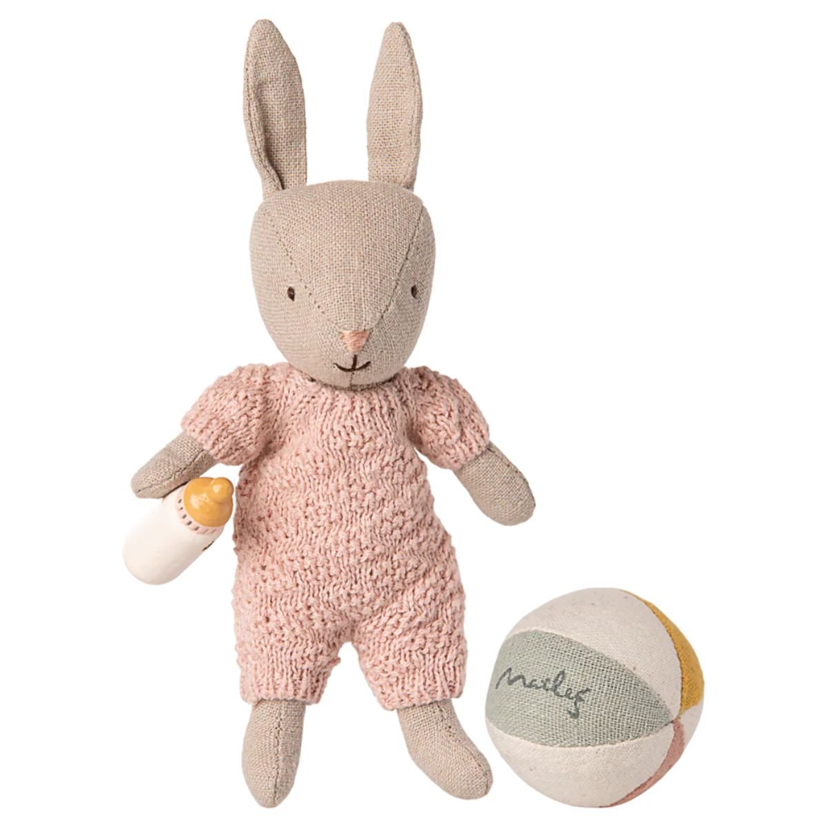 MAILEG - Coffret Lapin, Micro - Sable - Rose