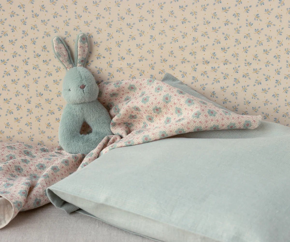 MAILEG - Ensemble Hochet Lapin - Menthe