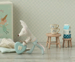 MAILEG - Ensemble Table Et Tabouret, Pour Souris Maileg