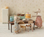 MAILEG - Gâteau De Fête Et Son Présentoir, Pour Souris Maileg - Blanc Cassé
