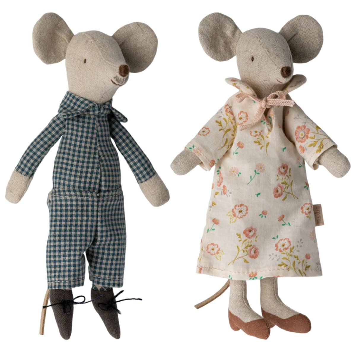 MAILEG - Grand - Mère & Grand - Père Souris Et Leur Boîte