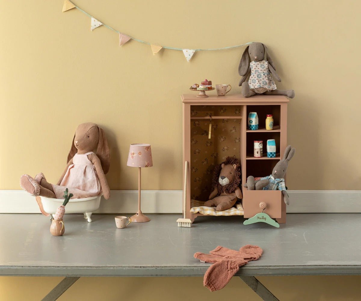 MAILEG - Lampadaire Miniature Poudre Foncée