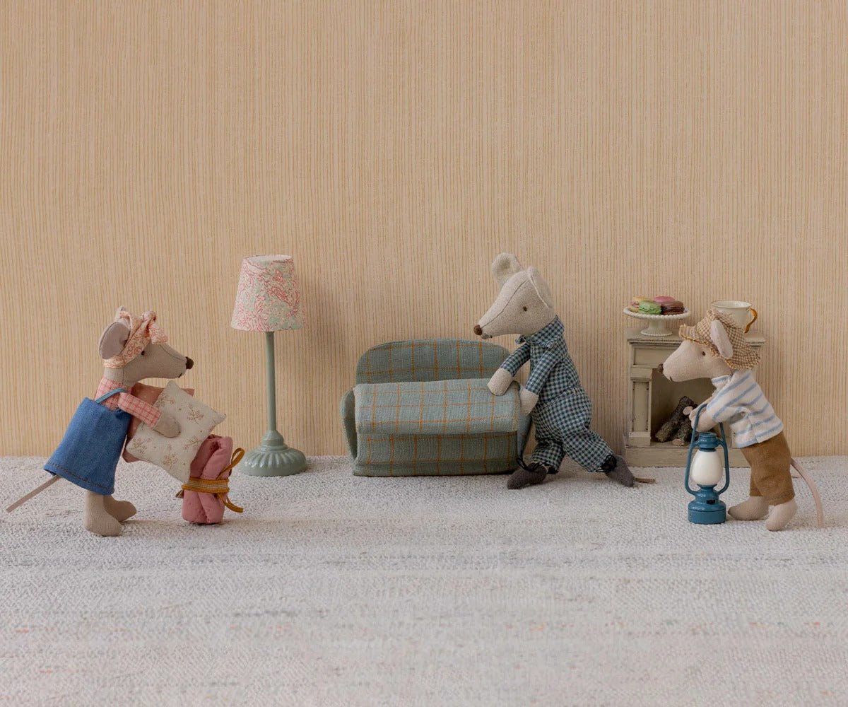 MAILEG - Lampadaire Vintage Pour Souris Maileg - Menthe