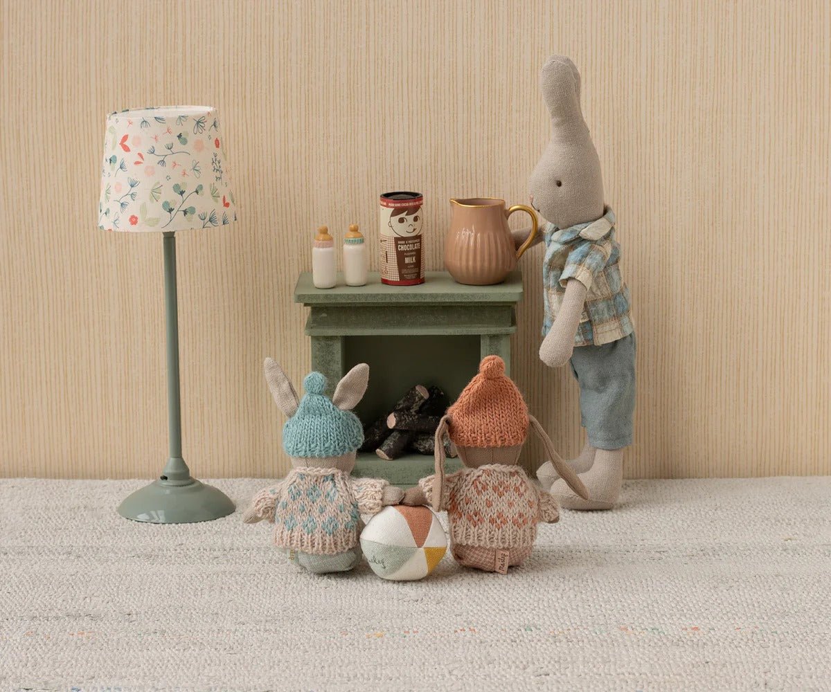 MAILEG - Lapin D'hiver, Micro - Marron Rose