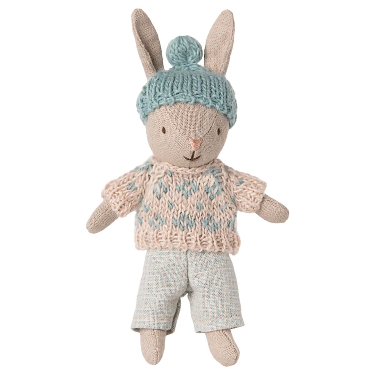 MAILEG - Lapin Hiver, Micro - Sable - Menthe