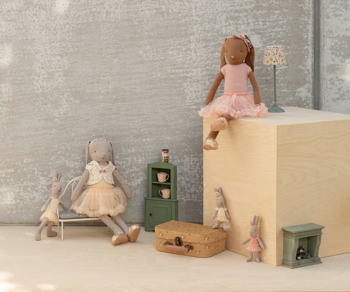 MAILEG - Lapin, Micro - Combinaison De Ballet Et Jupe Crème