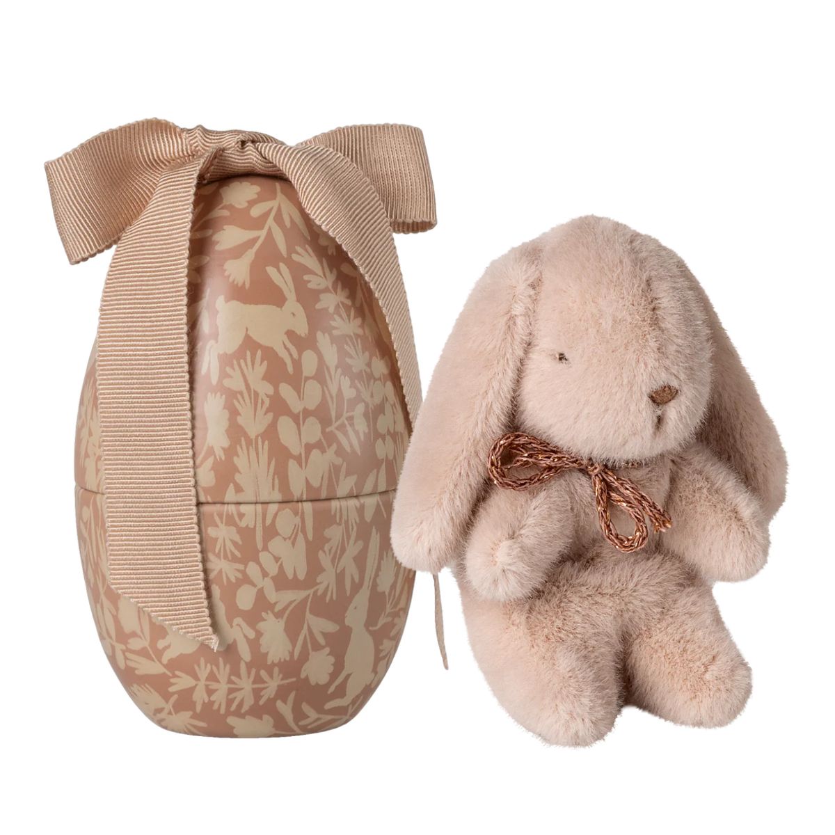 MAILEG - Œuf De Pâques & Peluche Lapin Poudre, Mini