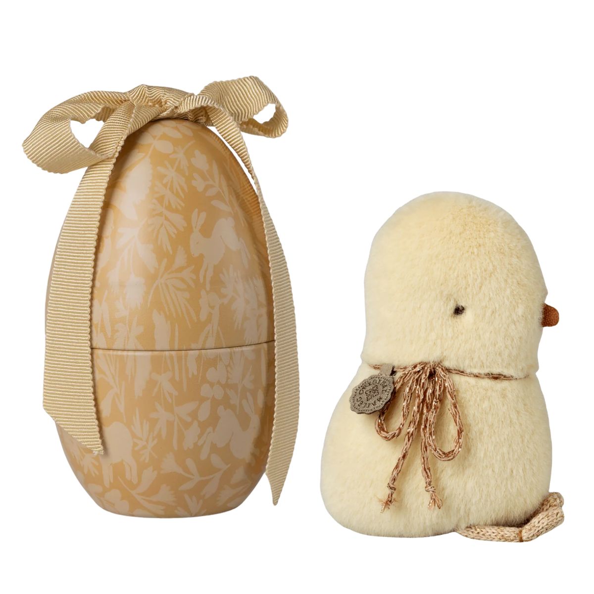 MAILEG - Œuf De Pâques & Peluche Poussin, Mini