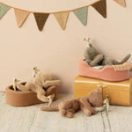 MAILEG - Panier Douillet, Medium - Corail