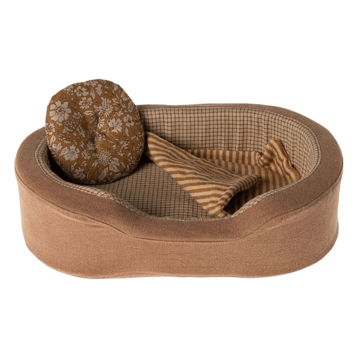 MAILEG - Panier Douillet, Small - Marron