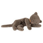 MAILEG - Peluche Chaton Endormi, Medium - Gris