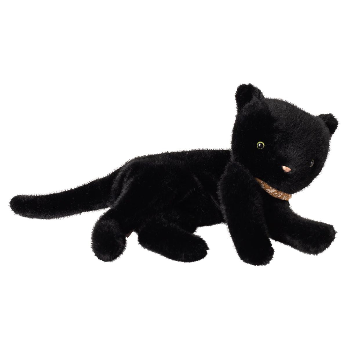 MAILEG - Peluche Chaton Endormi, Medium - Noir