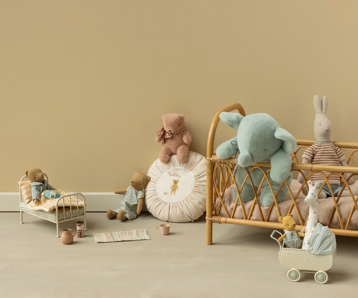 MAILEG-Peluche Éléphant, Medium - Menthe Douce