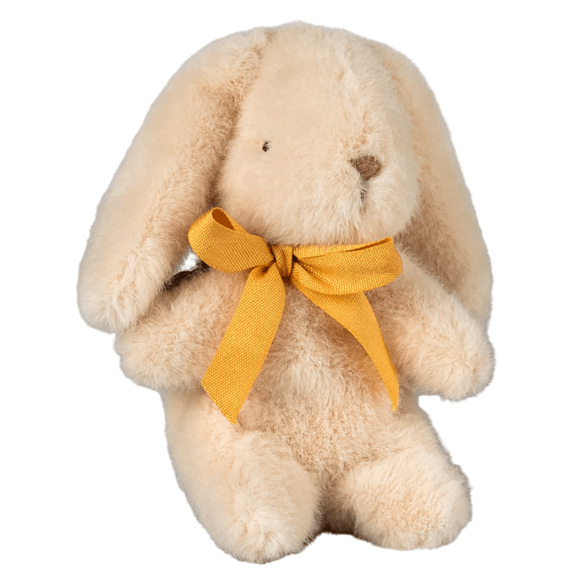 MAILEG - Peluche Lapin, Mini - Crème Avec Œuf de Pâques Grande Taille