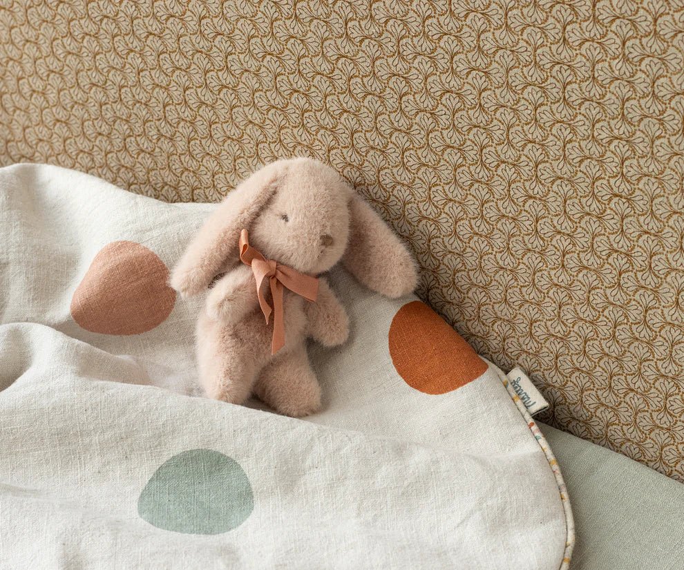 MAILEG - Peluche Lapin, Mini - Poudre Avec Œuf De Pâques Petit Taille