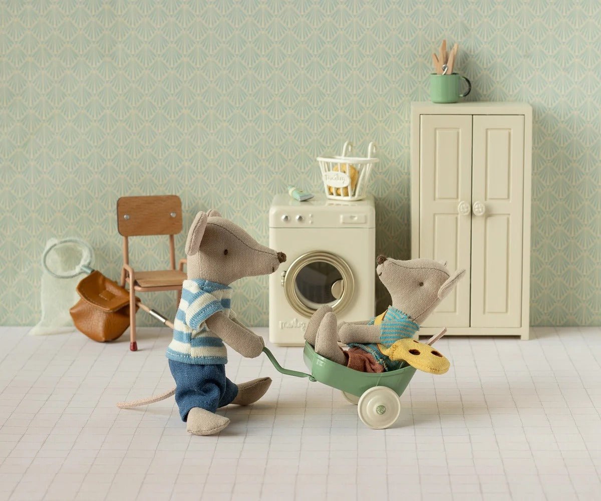 MAILEG-Petit Frère Souris Avec Son Sac