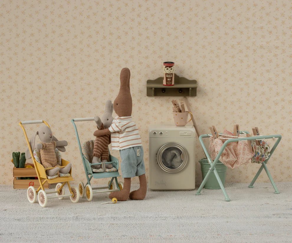 MAILEG - Poussette, Micro, Pour Souris Maileg - Jaune