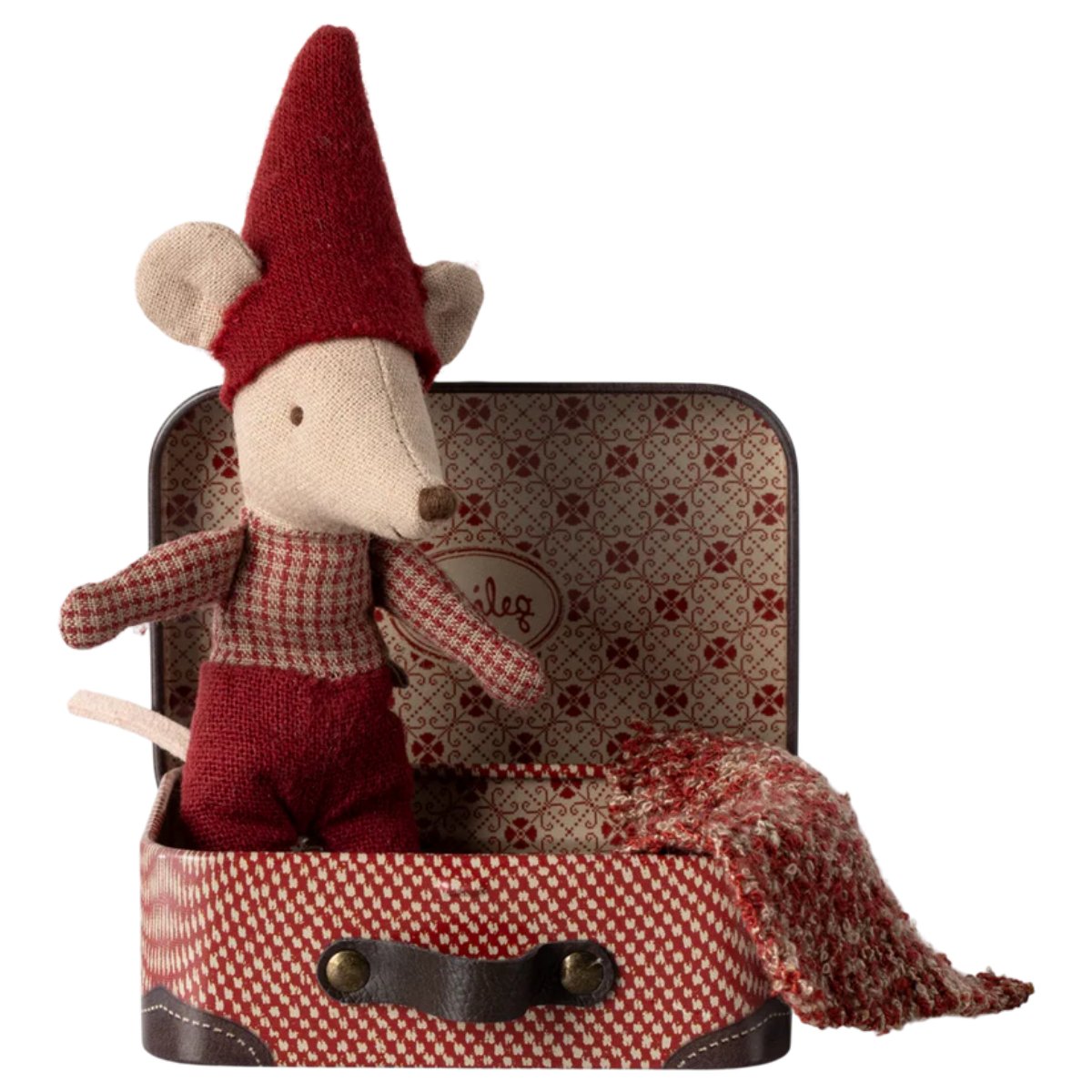MAILEG - Souris Bébé De Noël Et Sa Valise