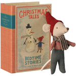 MAILEG-Souris De Noël, Bébé Dans Son Coffret Livre