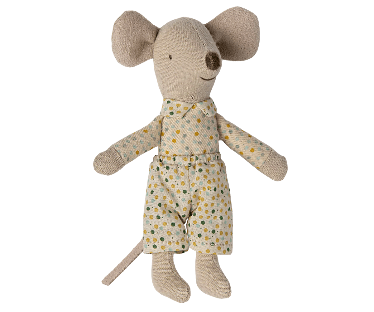 MAILEG - Souris Petit Frère Dans Sa Boîte Assortie