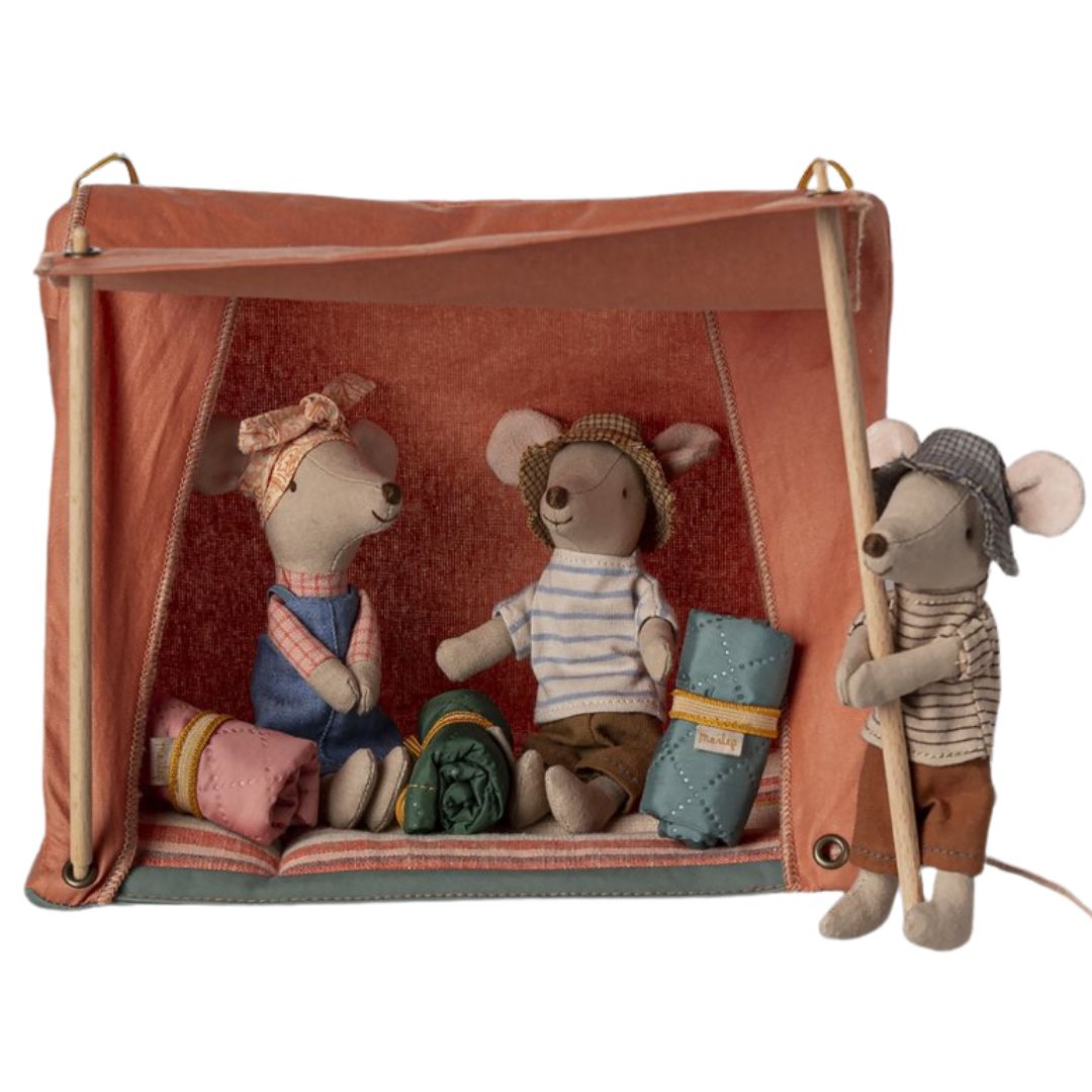 MAILEG - Tente De Camping Souris Maileg - Corail