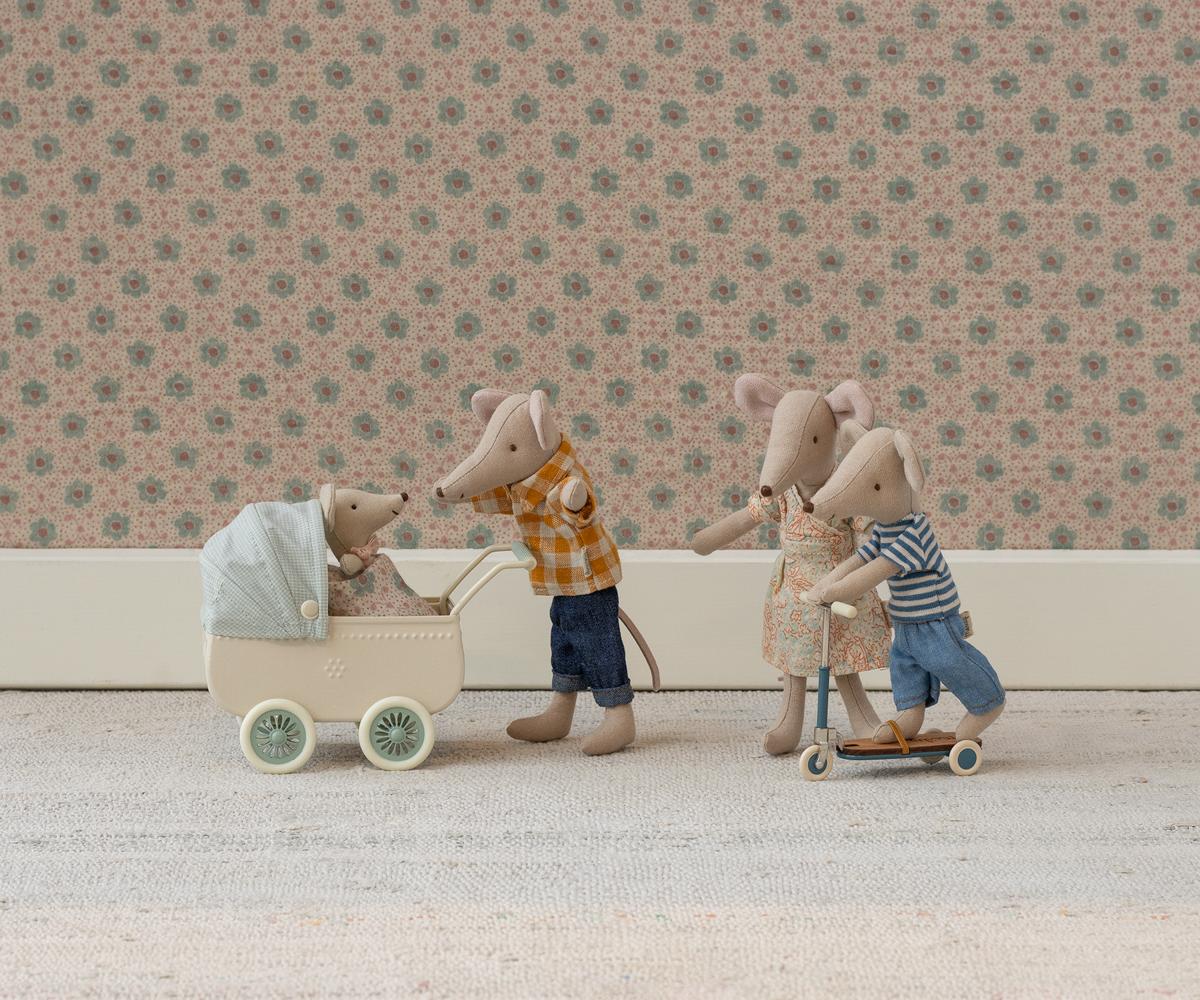 MAILEG - Trotinette, Pour Souris Maileg - Bleue