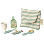 MAILEG - Trousse De Toilettes, Pour Souris Maileg - Rayé Bleu